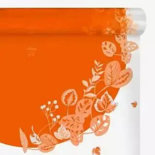 Rouleau Bulle Carr� Cl�mence 0,60x40m Orange