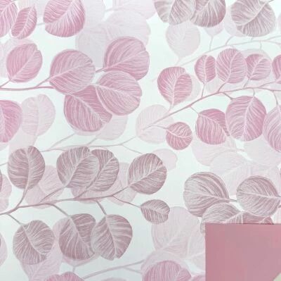 Rouleau Bulle Eucalipto 0,70x40m Rose Antique