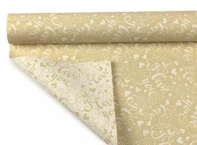 Rouleau Bulle Love 0,80x40m Ecru