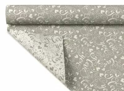 Rouleau Bulle Love 0,80x40m Gris