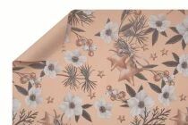 Rouleau Bulle White Christmas 0,80x40m Crème