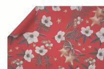 Rouleau Bulle White Christmas 0,80x40m Rouge