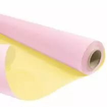 Rouleau Duo Kraft 0,79x40m Rose/Jaune