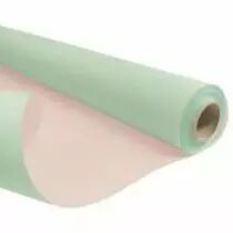 Rouleau Duo Kraft 0,79x40m Vert Pastel/Rose