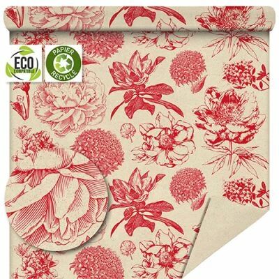 Rouleau Grasspaper 80g Marsala 0,80x50m Rouge