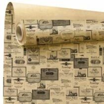 Rouleau Kraft Bar 0,69x50m Noir