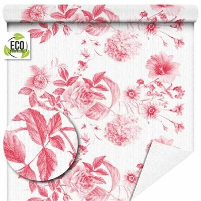 Rouleau Kraft Blanc Gloria 0,80x50m Rouge