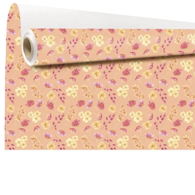 Rouleau Kraft Blanc Petula 0,79x40m Rose