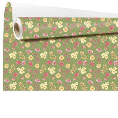 Rouleau Kraft Blanc Petula 0,79x40m Vert
