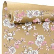 Rouleau Kraft Boudoir 0,69x50m Rose