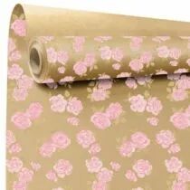 Rouleau Kraft Brun Elsa 0,79x40m Rose