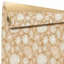 Rouleau Kraft Brun Salom&eacute; 0,79x40m Blanc