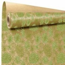 Rouleau Kraft Brun Salom&eacute; 0,79x40m Vert