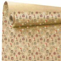 Rouleau Kraft Ecru Orianne 0,69x50m Rouge