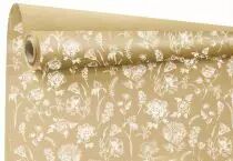 Rouleau Kraft Imperméable Botanical 0,79x25m Naturel