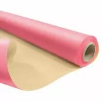Rouleau Kraft Imperm&eacute;able Brun 0,79x25m Rose