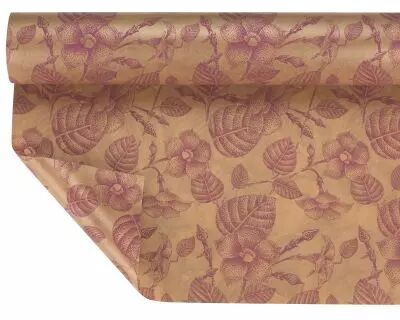 Rouleau Kraft Imperm�able Damasco 0,80x40m Fushia