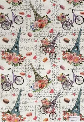 Rouleau Kraft Romantique 0,80x40m