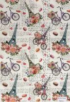 Rouleau Kraft Romantique 0,80x40m