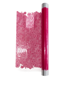 Rouleau Polypro 35� Broderie 0,80x100m Fushia