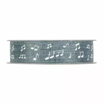 Ruban Coton Music 25mm x 20m Bleu