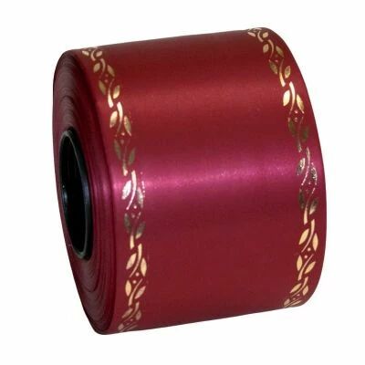 Ruban Deuil Eternity 75mm x 50m Bordeaux