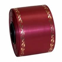 Ruban Deuil Eternity 75mm x 50m Bordeaux