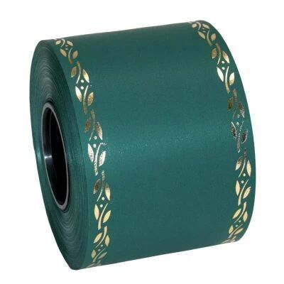 Ruban Deuil Eternity 75mm x 50m Vert Sapin