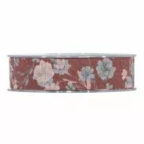 Ruban Elisabeth 25mm x 15m Bordeaux