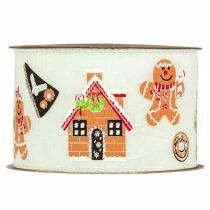 Ruban Gingerbread Man 63mm x 10m
