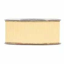 Ruban Gold Line Gros Grain 40mm x 20m Or