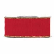 Ruban Gold Line Gros Grain 40mm x 20m Rouge
