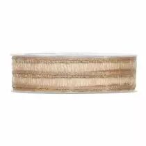 Ruban Isabelle 25mm x 10m Beige