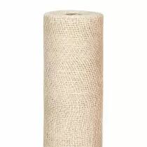 Ruban Jute 50cm x 9m Blanc