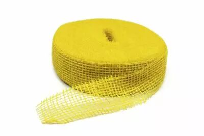 Ruban Jute 50mm x 40m Jaune