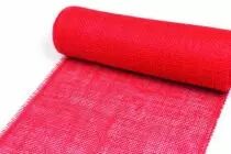 Ruban Jute 50mm x 40m Rouge