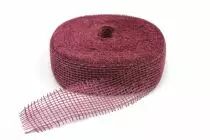 Ruban Jute 50mm x 40m Rouge Vin