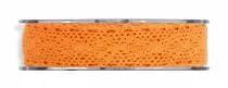 Ruban Merletto 25mm x 8m Orange