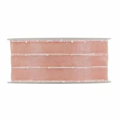 Ruban Nodini 25mm x 15m Vieux Rose