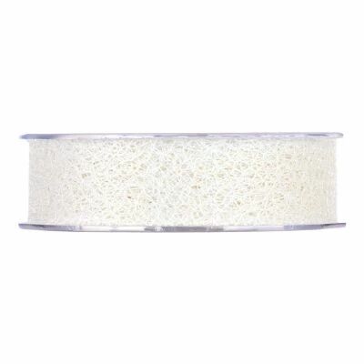 Ruban Paradise Net 25mm x 20m Cr�me