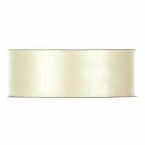 Ruban Raso 25mm x 50m Cr&egrave;me