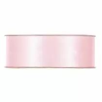 Ruban Raso 25mm x 50m Rose