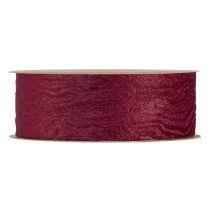 Ruban Rouen 40mm x 10m Bordeaux