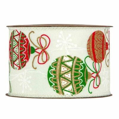 Ruban Xmas Balls 63mm x 10m
