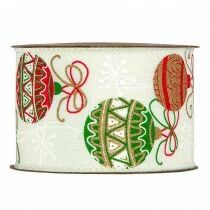 Ruban Xmas Balls 63mm x 10m