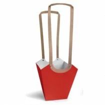 Sac Carton Aqua 17x13x24,5 Rouge ( x 10 )