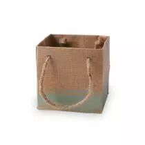 Sac Carton Kirsten 10x10x10 Vert ( x 10 )