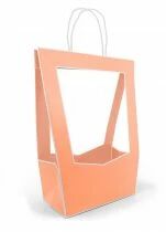 Sac Carton M&eacute;daillon 10x12 H35 P&ecirc;che ( x 5 )