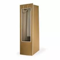 Sac Carton Médaillon Orchidées 20x20 H70 Naturel ( x 5 )
