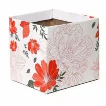 Sac Carton Simply Jane 12x12 H12,5 Rouge ( x 10 )
